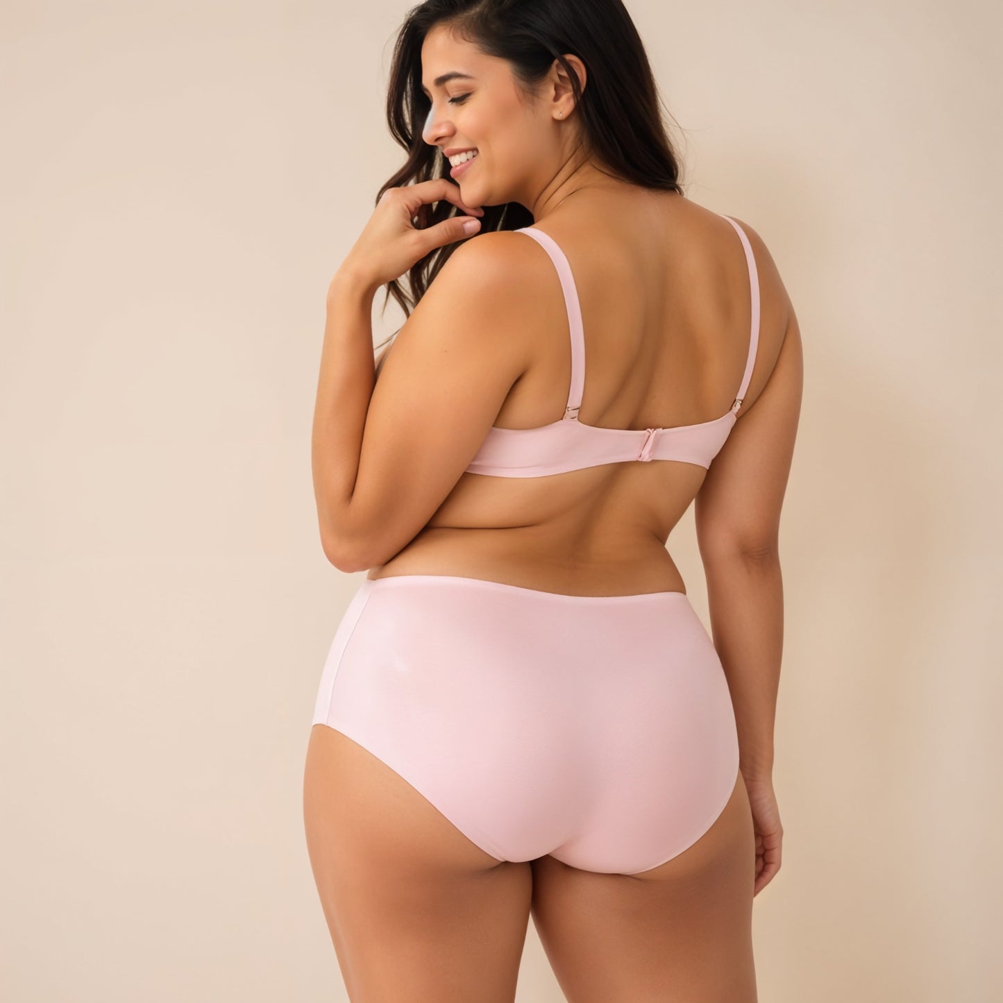 1 pack de 7 unidades - Panties clásicos costuras invisibles, tiro alto