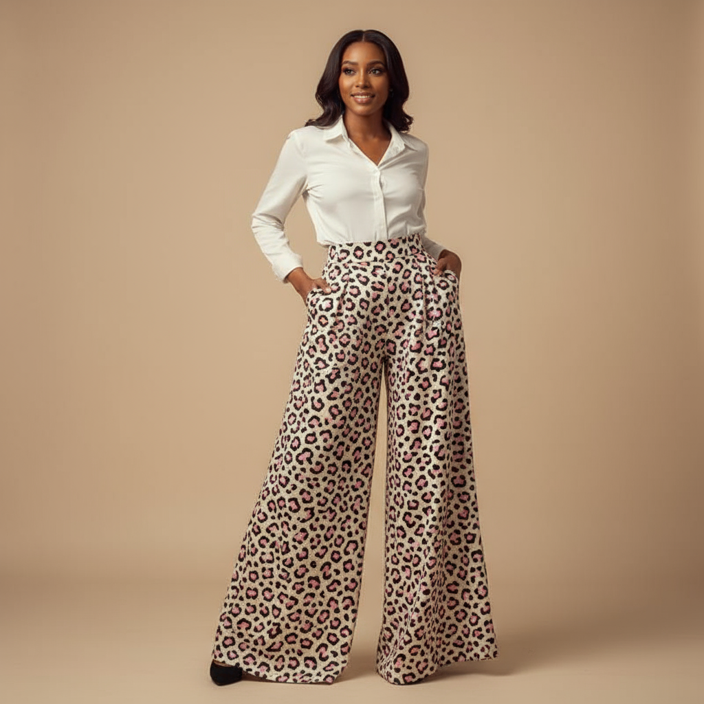 Pantalón Palazzo estampados exlcusivos talla ÚNICA