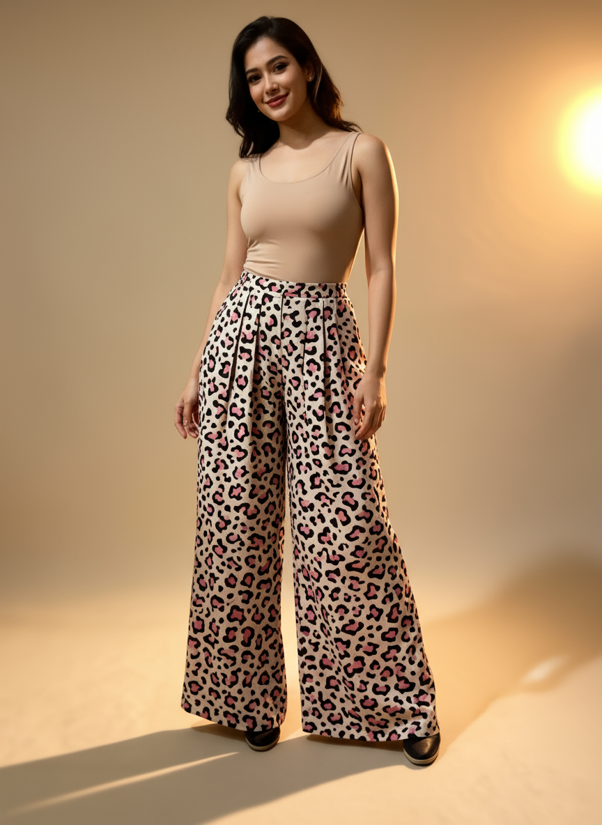 Pantalón Palazzo estampados exlcusivos talla ÚNICA