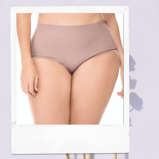 Panties clásicos costuras invisibles, tiro alto