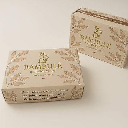 Caja de regalo biodegradable reutilizable