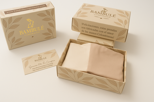 Caja de regalo biodegradable reutilizable