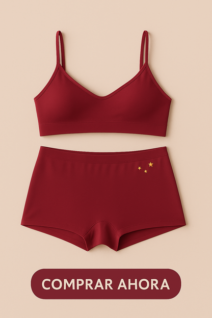 Conjunto de bóxer + top