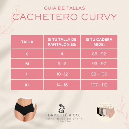 Ref 478. Paquete x 5 cachetero curvy