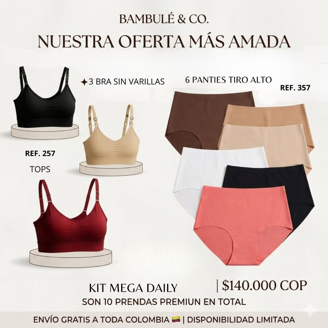 Oferta Flash 6 panties + 3 tops