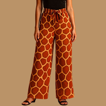 Pantalón ultra fresco, pierna ancha, cintura alta