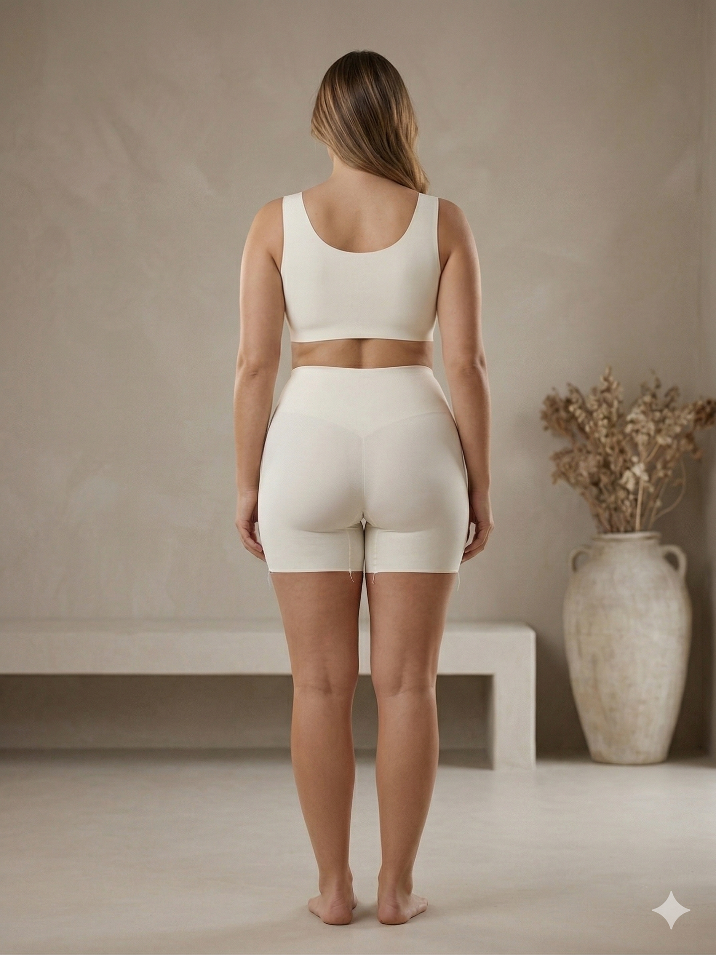 Short de compresión con efecto levanta cola