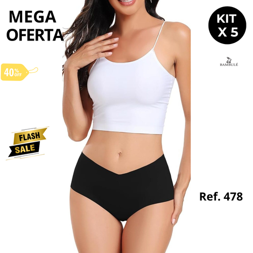 Ref 478. Paquete x 5 cachetero curvy