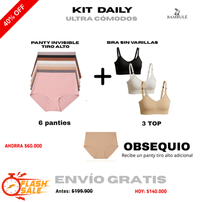 Oferta Flash 6 panties + 3 tops