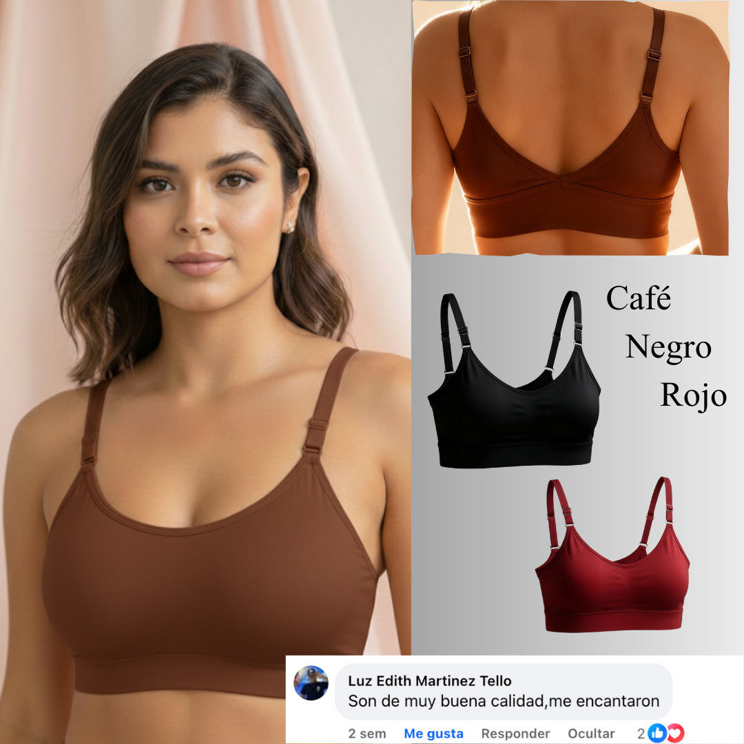Top - Bra sin varillas / Flash sale KIT X 3