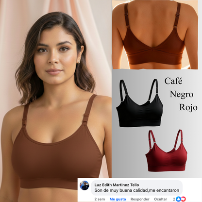 Top - Bra sin varillas / Flash sale KIT X 3