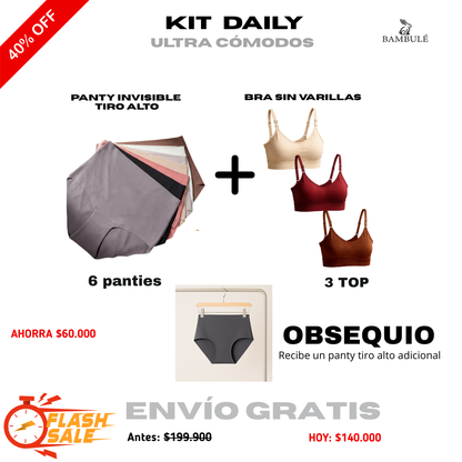 Oferta Flash 6 panties + 3 tops