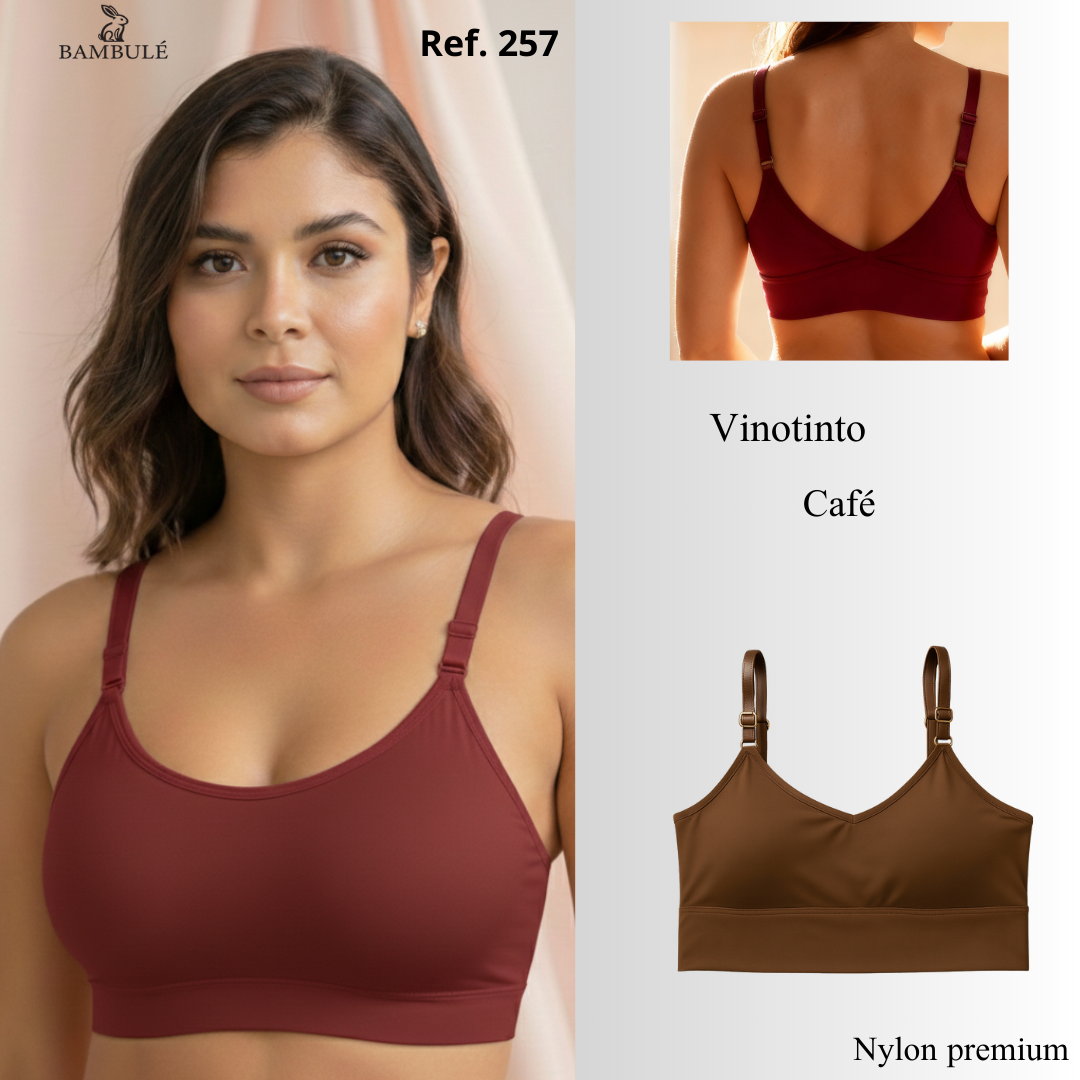 Top - Bra sin varillas / UNIDAD