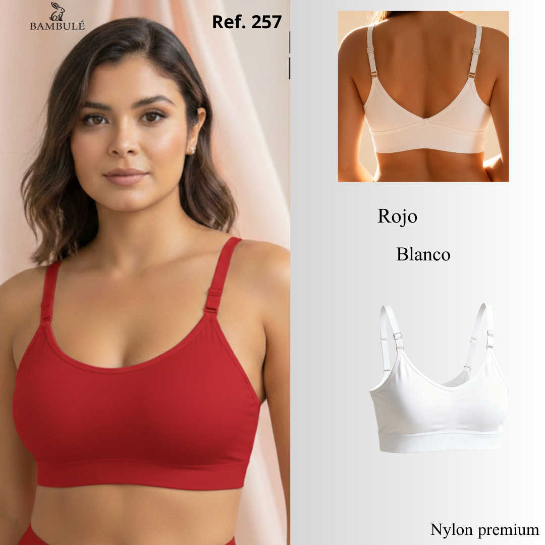 Top - Bra sin varillas / UNIDAD