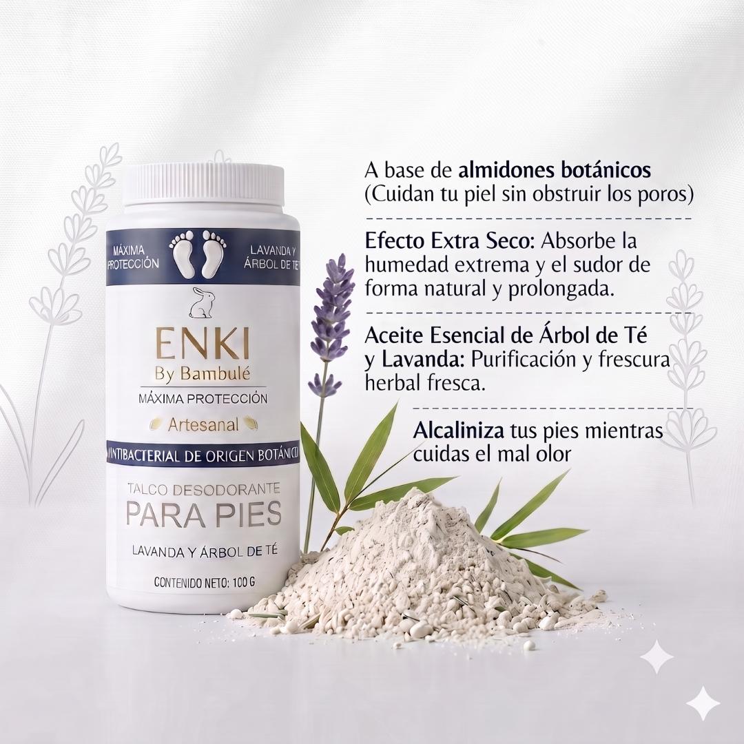 Talco Enki- Pies alcalinos - 100gr