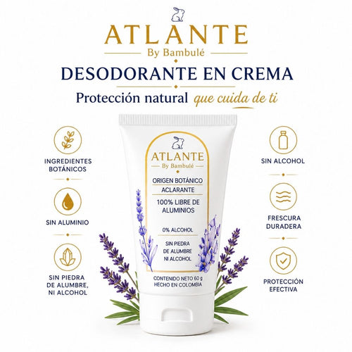 Desodorante natural - Atlante 60 gr