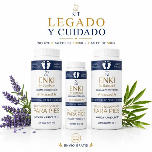 Talcos Enki - Kit legado y cuidado