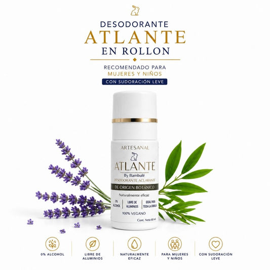Desodorante natural en rollón - Atlante 60 gr