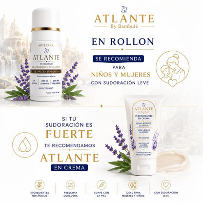 Desodorante natural en rollón - Atlante 60 gr