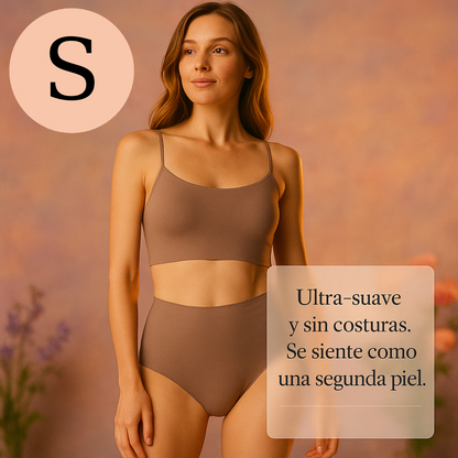 1 pack de 7 unidades - Panties clásicos costuras invisibles, tiro alto