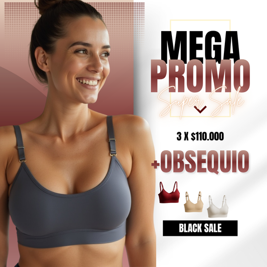 Top - Bra sin varillas / 3 x $110.000