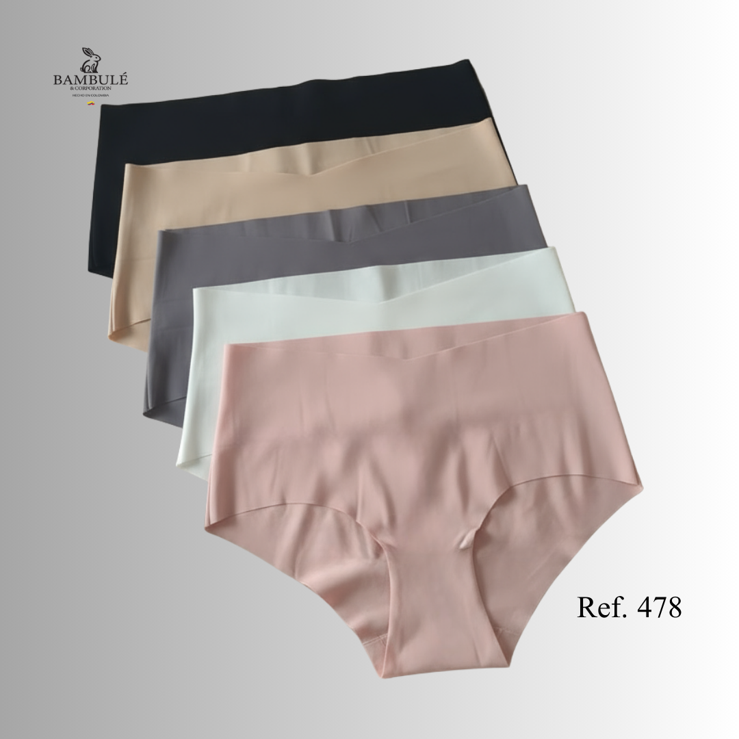 Ref 478. Paquete x 5 cachetero curvy