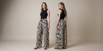 Ref 1423. Pantalón con cordones bota campana