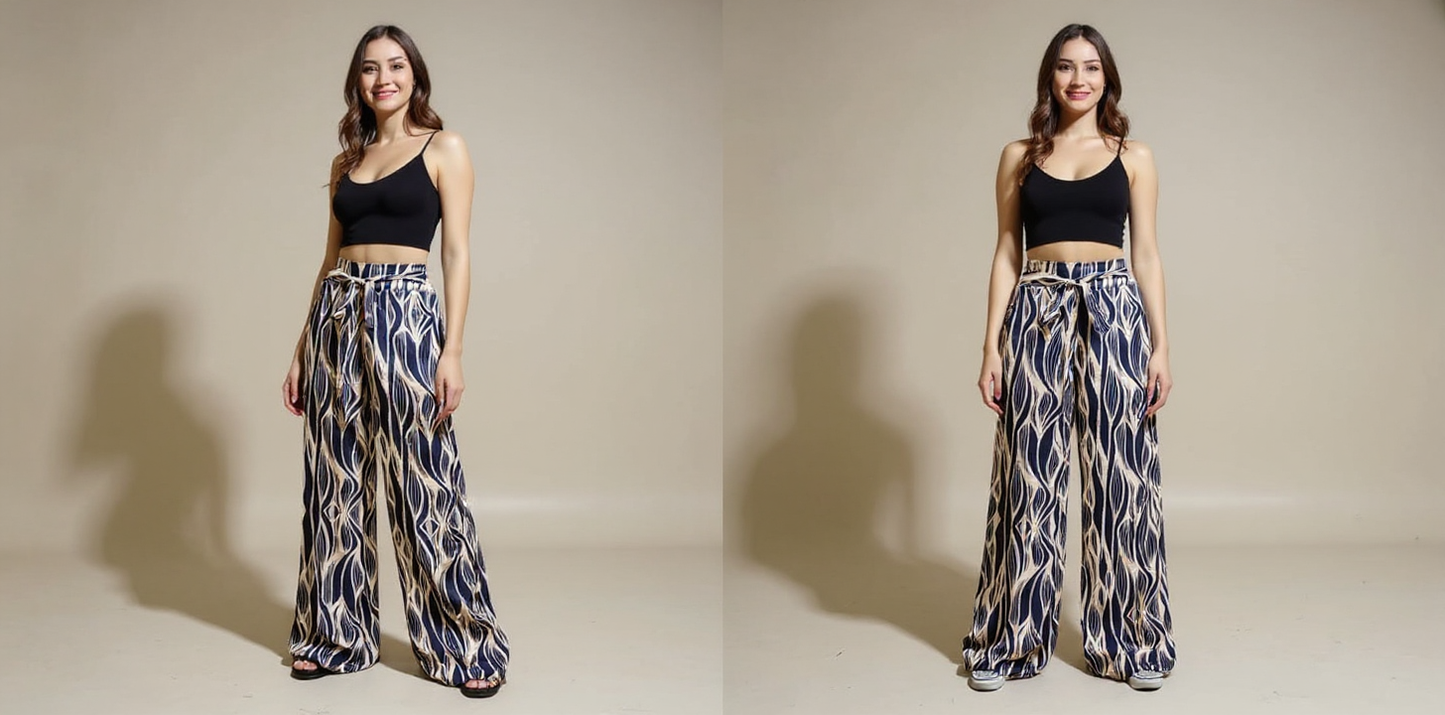 Pantalón Palazzo estampados exlcusivos talla ÚNICA